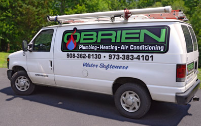 O'Brien Plumbing, Heating & Air Conditioning van